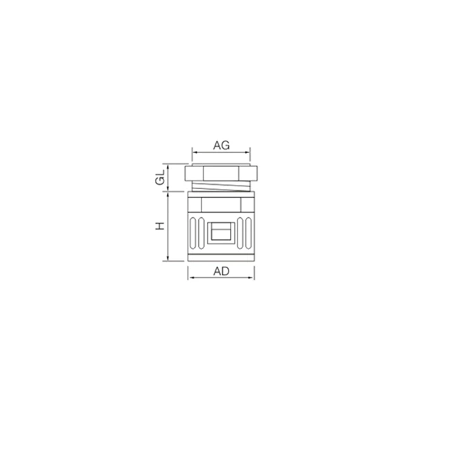 PG7 PG48 PA PG Thread Quick Screw Connector
