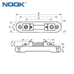 10A - 200A 50mV 100mV Voltmeter Ammeter DC current shunt resistor for DC application