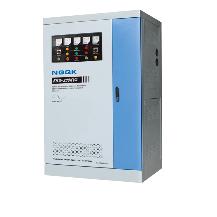 SBW 150kva 180kav 200kva Full-Automatic Compensated 3Phase Series voltage stabilizer voltage regulator