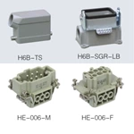 HDC-HE-006 6 Pin Poles heavy duty connector