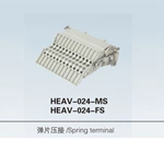 HEAV 6, 10, 16, 24 pin male & female plug Insert Series heavy duty connector