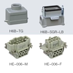 HDC-HE-006 6 Pin Poles heavy duty connector
