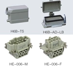 HDC-HE-006 6 Pin Poles heavy duty connector