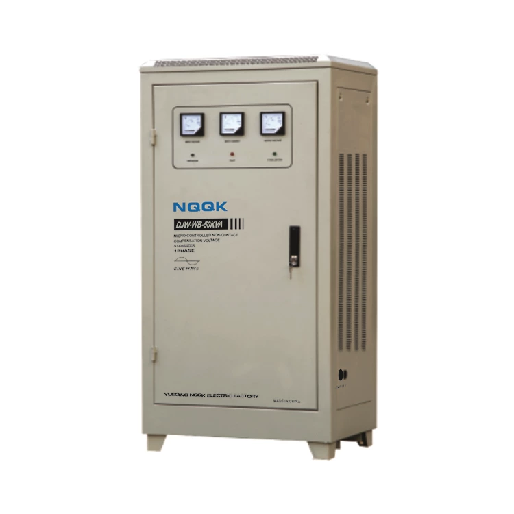 DJW-WB 50KVA / 60KVA Micro-controlled Non-contact Compensation 1Phase Series voltage regulator stabilizer
