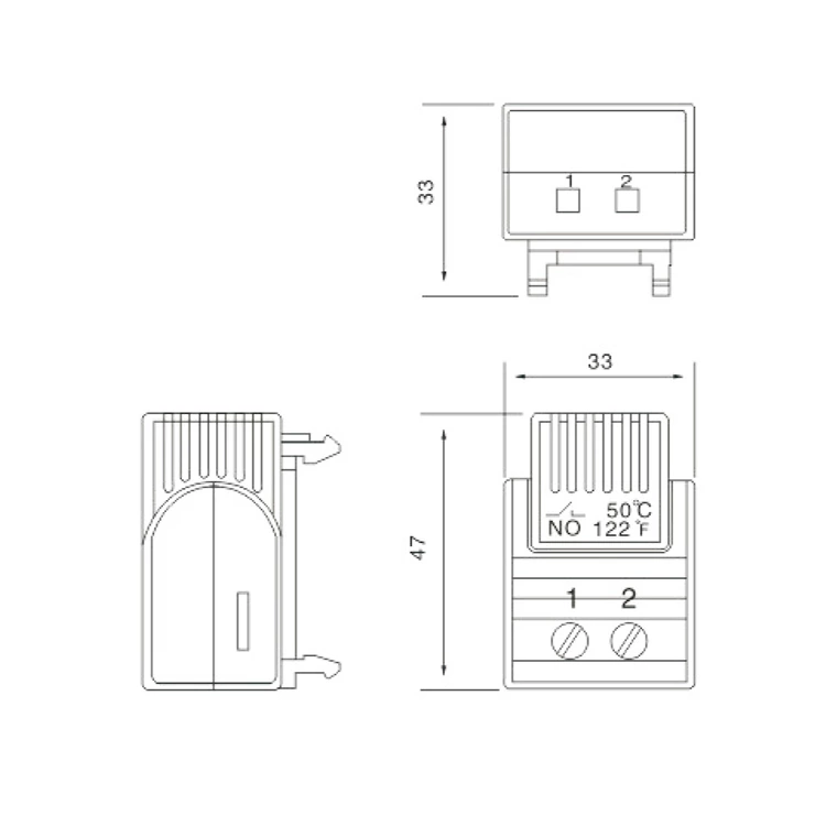 FTO 011 / FTS 011 Tamperproof Thermostats (pre-set)