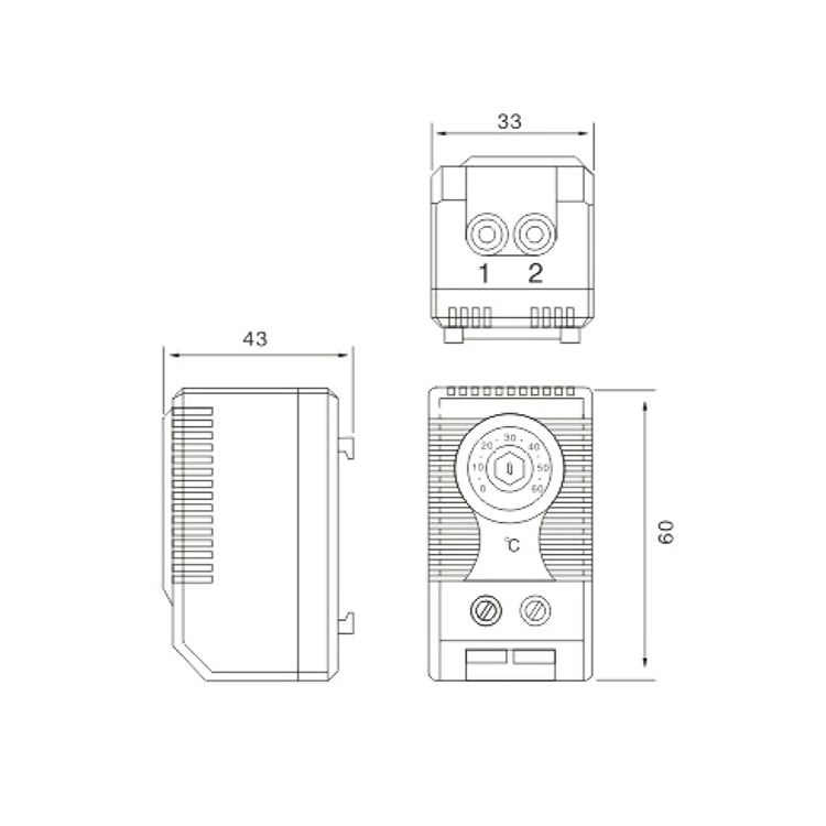 FKO 011 / FKS 011 small compact Temperature thermostat controller