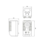 FKO 011 / FKS 011 small compact Temperature thermostat controller