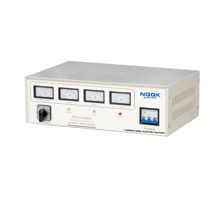 TNS 1.5KVA Servo Type 3Phase Series Voltage Regulator Voltage Stabilizer