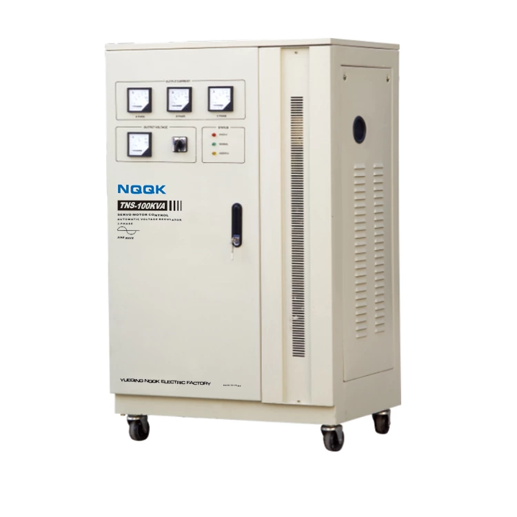 TNS 80KVA / 100KVA Servo Type 3Phase Series Voltage Regulator Voltage Stabilizer