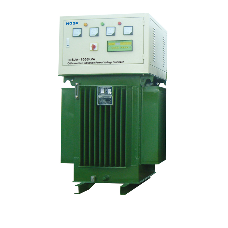 TNSJA 700KVA to 1250KVA Oil Immersed Induction Stabilizer 3Phases Series voltage stabilizer regulator