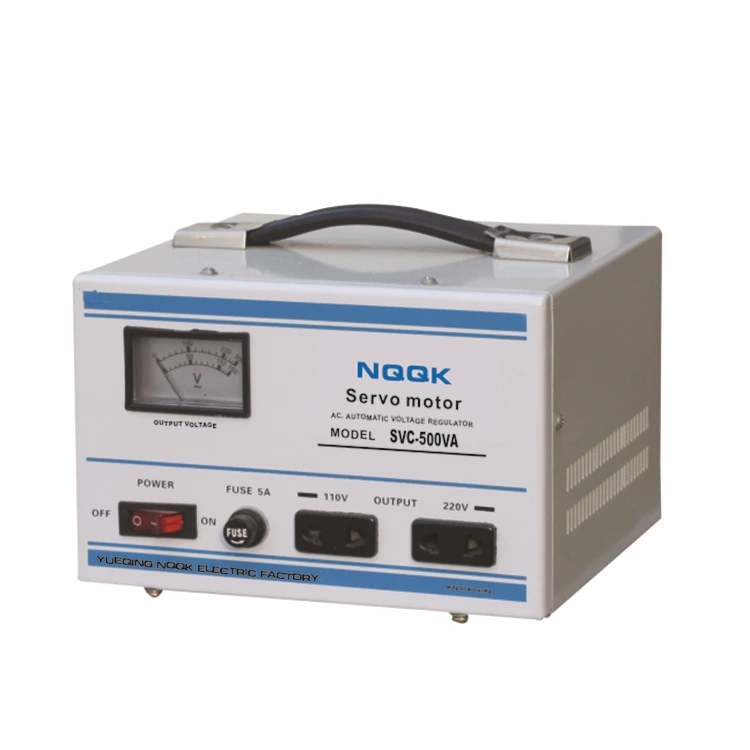 SVC 0.5KVA Servo Type 1Phase Series Voltage Regulator Voltage Stabilizer