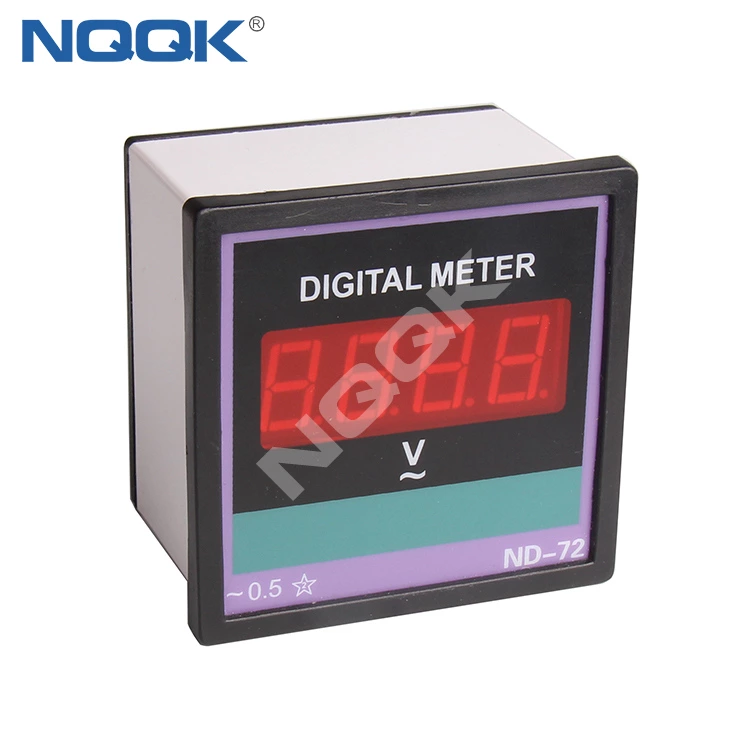 72mm Led Digital Voltage Meter Voltmeter