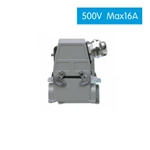 HDC HE 16/10 500V max16A Industrial rectangular plug socket heavy duty connector