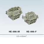 HE 6, 10, 16, 24, 32, 48 pin Insert Series heavy duty connector