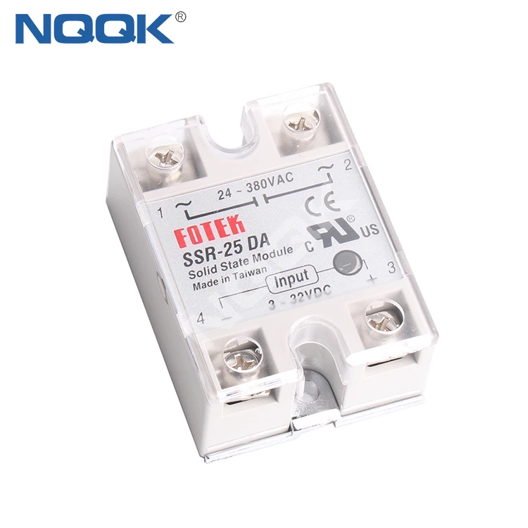 SSR-75DA 75A DC/AC Single Phase Direct Current SSR Solid State Relay