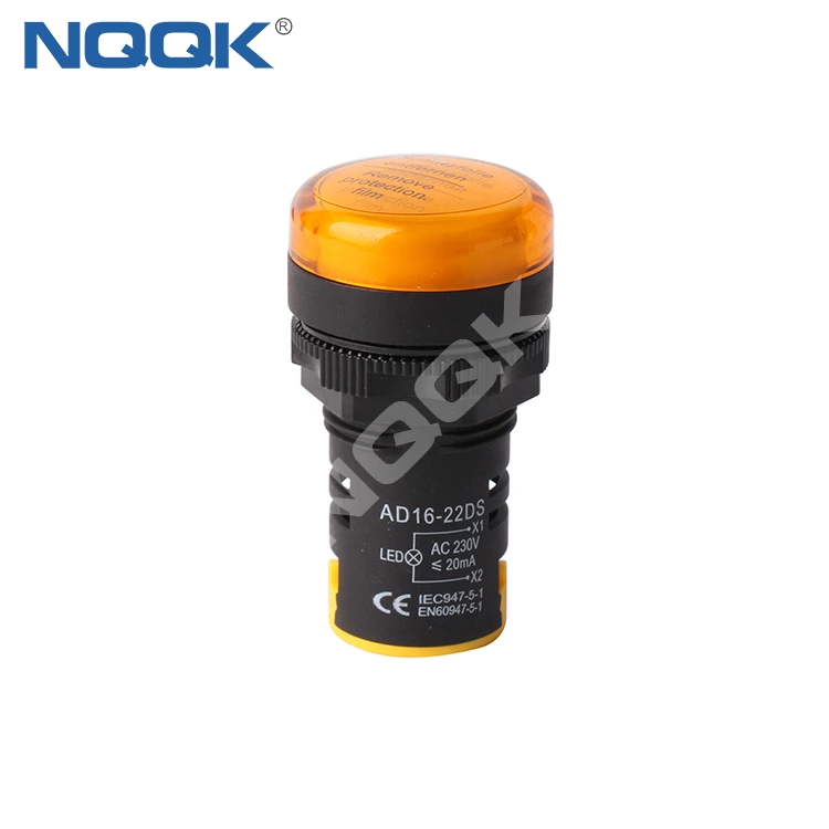 AD16-22DS 22mm Mounting Dia. Panel led pilot Indicator Lights lamp