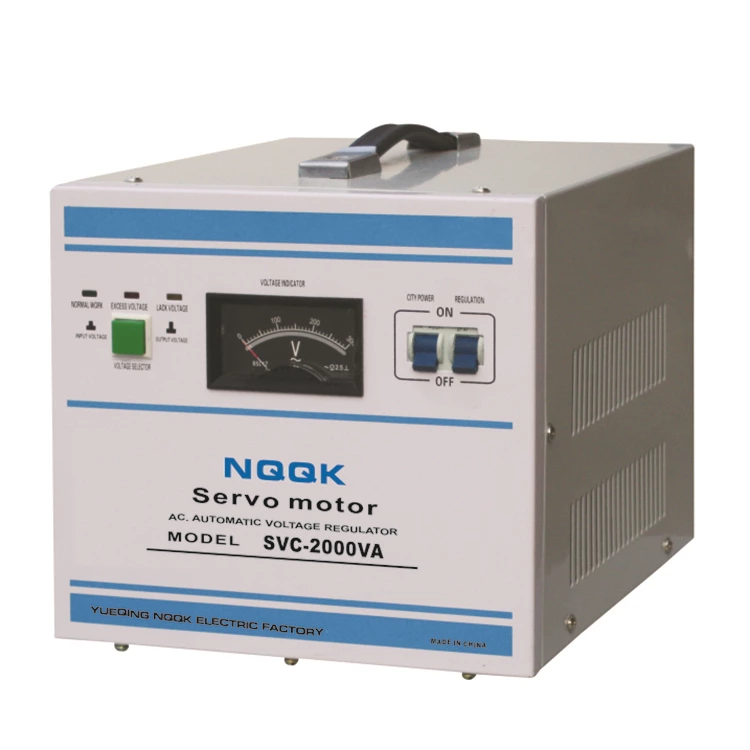 SVC 2KVA Servo Type 1Phase Series Voltage Regulator Voltage Stabilizer