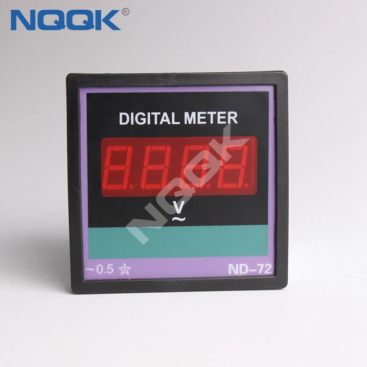 72mm Led Digital Voltage Meter Voltmeter