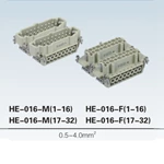 HE 6, 10, 16, 24, 32, 48 pin Insert Series heavy duty connector