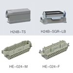 HE Series 24 Poles of Connector Heavy Duty Power Connector (With 1 Levers)