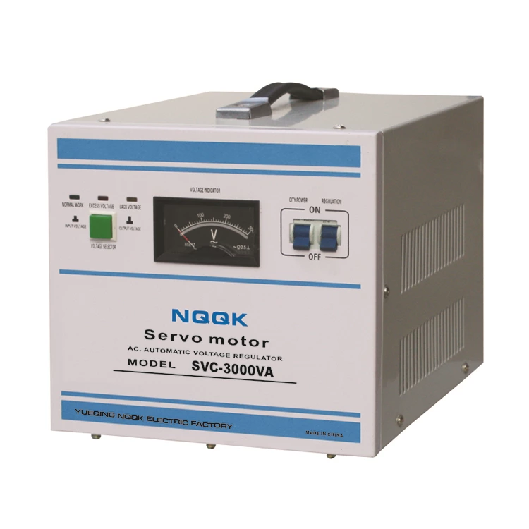 SVC 5KVA Servo Type 1Phase Series Voltage Regulator Voltage Stabilizer