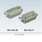 HE 6, 10, 16, 24, 32, 48 pin Insert Series heavy duty connector