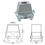 H32A Hood Housing industrial heavy duty rectangle connector