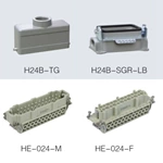 HE Series 24 Poles of Connector Heavy Duty Power Connector (With 1 Levers)