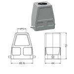 H6B Hood Housing industrial heavy duty rectangle connector