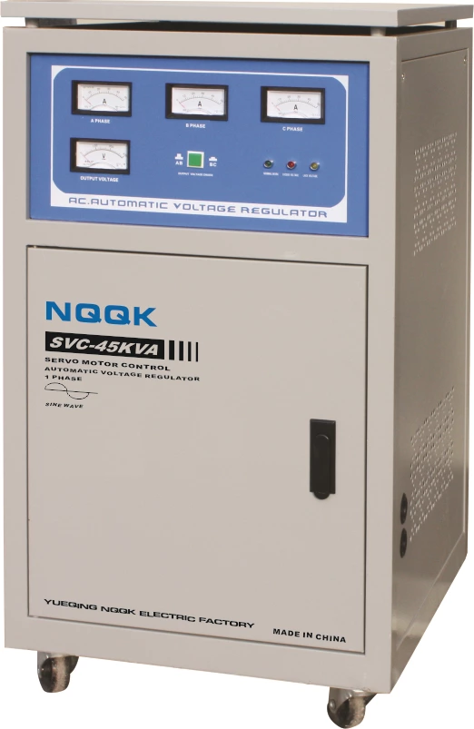 SVC 45KVA / 60KVA Servo Type 1Phase Series Voltage Regulator Voltage Stabilizer