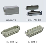 HE Series 24 Poles of Connector Heavy Duty Power Connector (With 1 Levers)