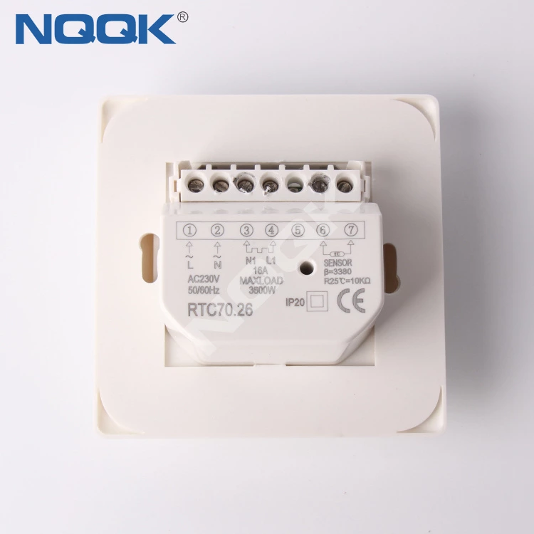RTC70 3A 16A LED sensor electronic heating thermostat for mounting wallbox