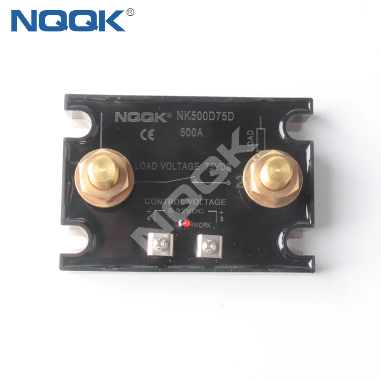 500A 75 V DC CONTROL 32V DC Single Phase SSR NQQK Solid State Relay