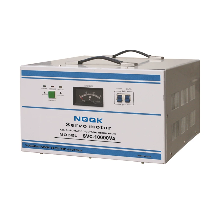 SVC 7.5KVA / 10KVA Servo Type 1Phase Series Voltage Regulator Voltage Stabilizer