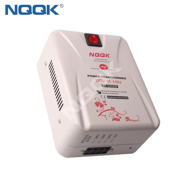 Input 110VAC -240VAC Output 110V or 220V 2000W power transformer for 110V to 220V