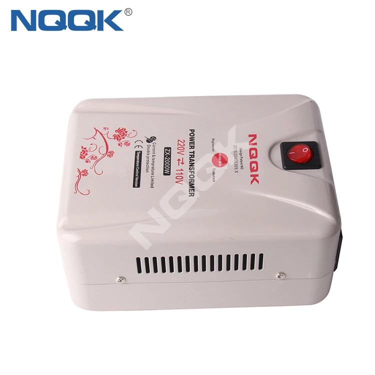 Input 110VAC -240VAC Output 110V or 220V 2000W power transformer for 110V to 220V