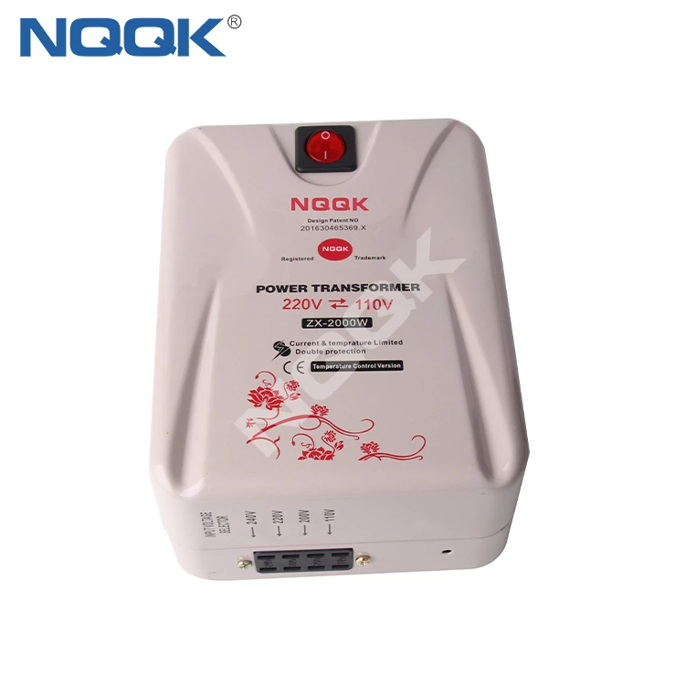 Input 110VAC -240VAC Output 110V or 220V 2000W power transformer for 110V to 220V