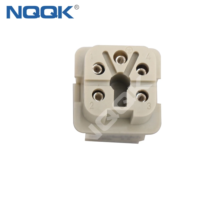 HA-004-F 4 pin Flame retardant female insert contacts heavy duty connector