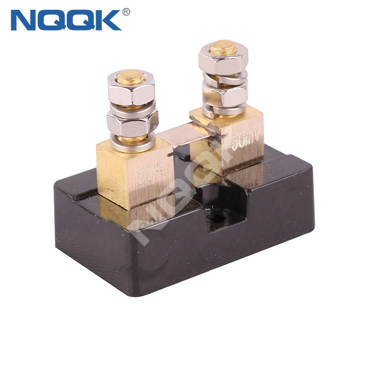 USA type 50A 50mV DC current Manganin shunt resistor with base