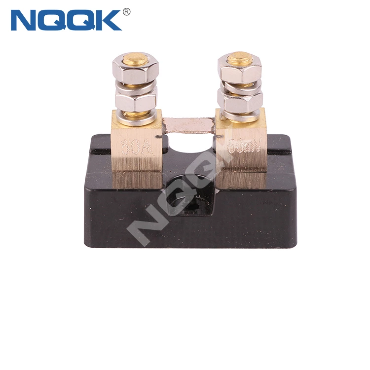 USA type 50A 50mV DC current Manganin shunt resistor with base