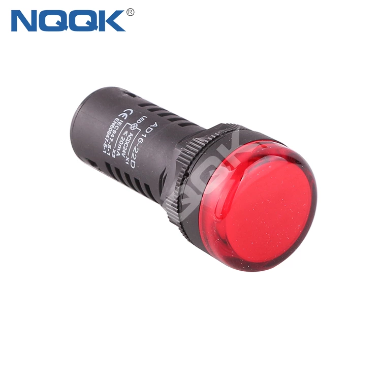 AD16-22D 22mm 12V 24V 110V 220V red LED Lighting head Signal Indicator lamp