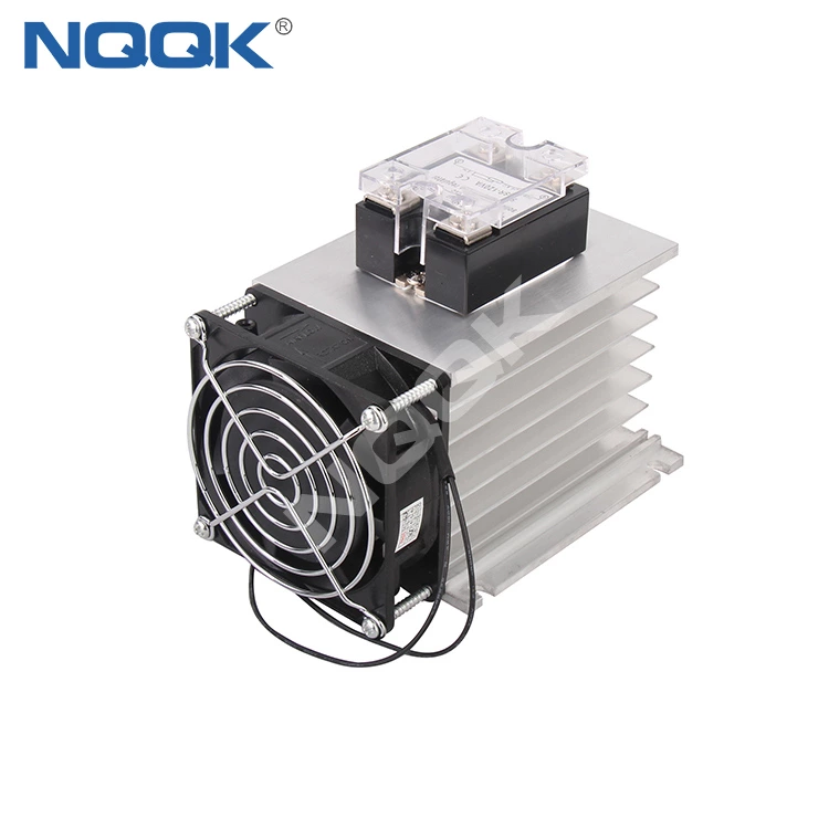 SSR-120VA 120A 380V 2W solid state relay voltage regulator with fan heat sink