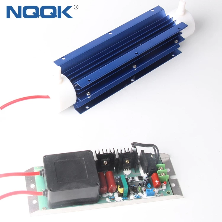 10g 220v Power 80w Power Supply Adjustable Quartz Tube Ozone Generator with Temperature Control