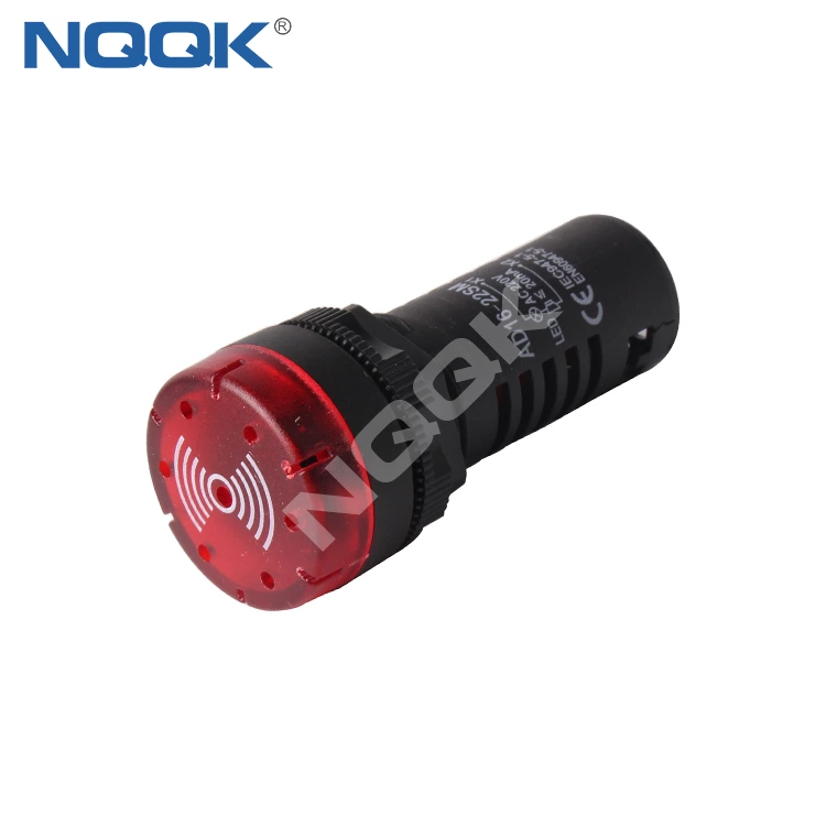 AD16-22SM red  DC AC24V  22mm buzzer signal  indicator light