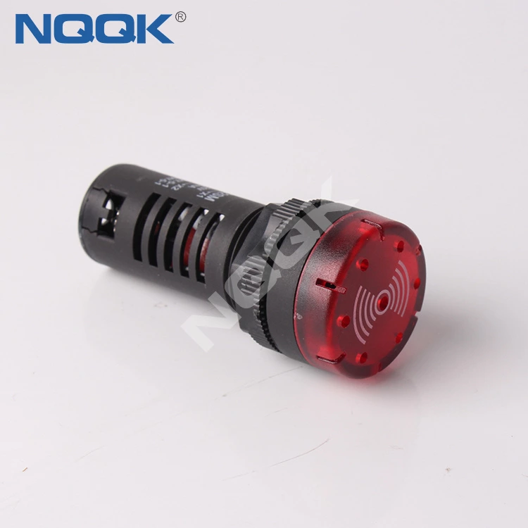 AD16-22SM red  DC AC24V  22mm buzzer signal  indicator light