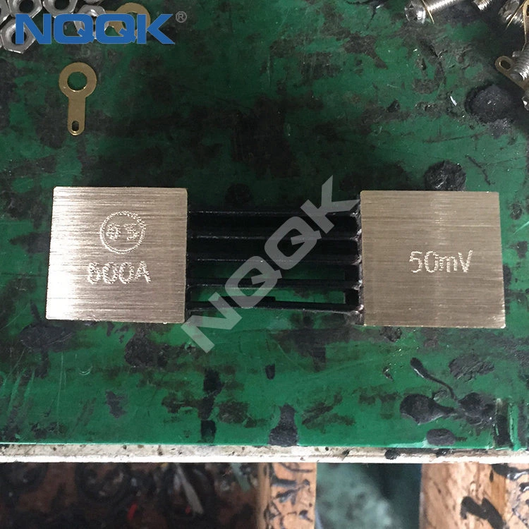 yueqing factory 500A 50mV DC current Manganin shunt resistor for Voltmeter Ammeter