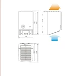CR027 up to 650w Semiconductor Fan Heater
