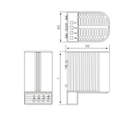 CS 060 series 50W-150W Touch-safe Heater