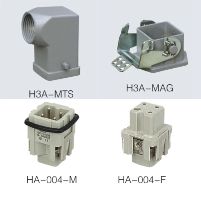 (HD-008-M) HD Series Screw terminal wire gauge 0.5 to 2.5mm 8 pin heavy duty Connector