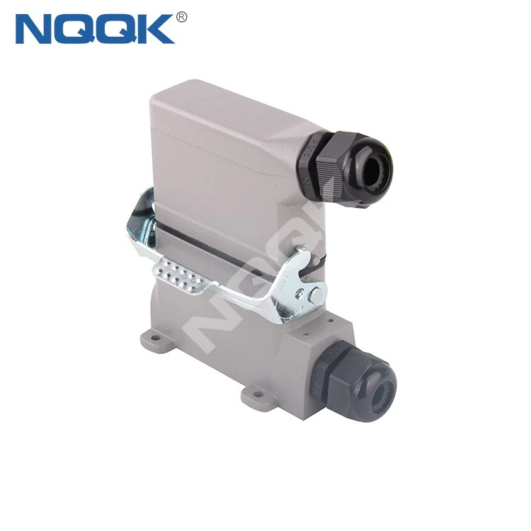 Screw spring heavy duty connector 16 pin connector socket